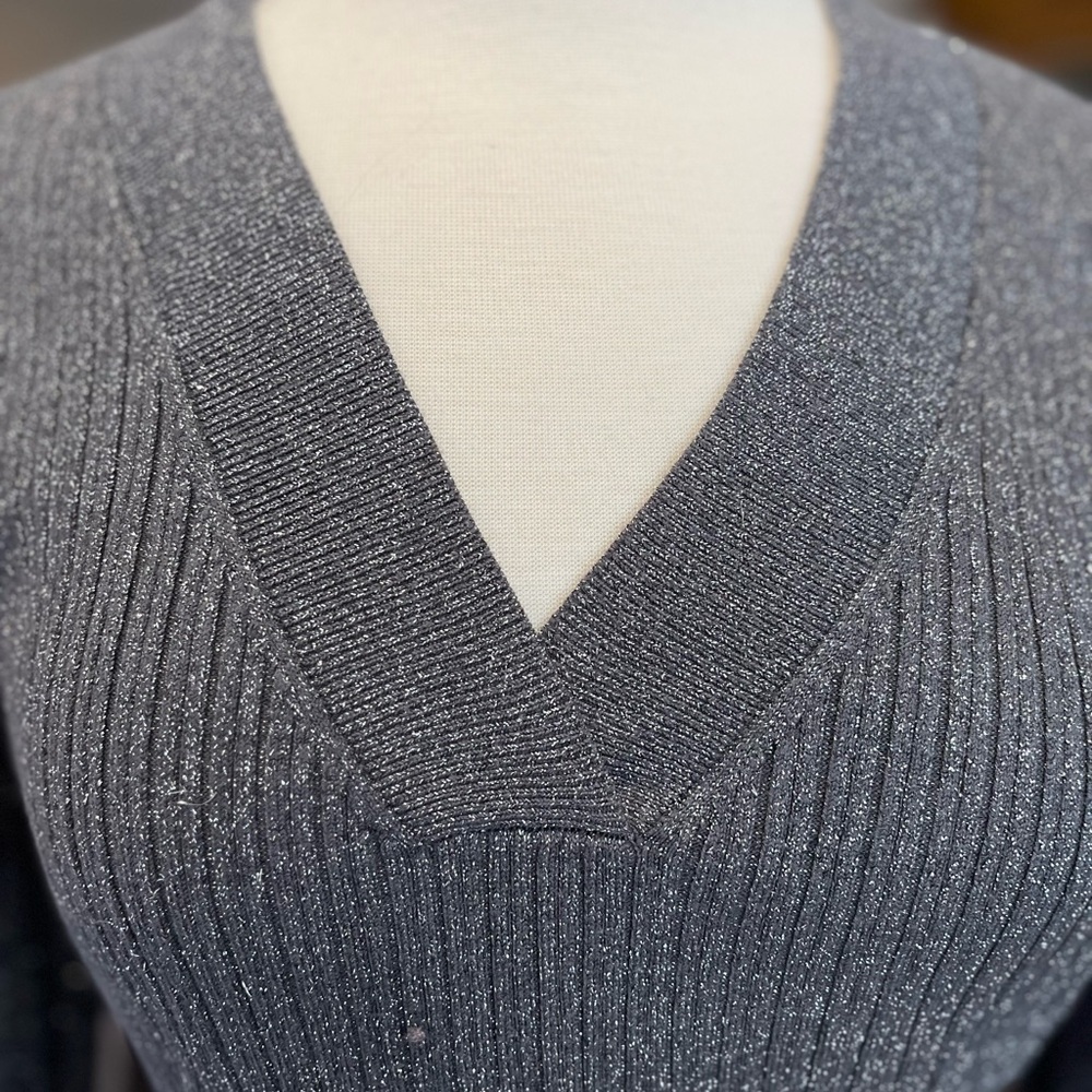 Silver Sparkle Sweater